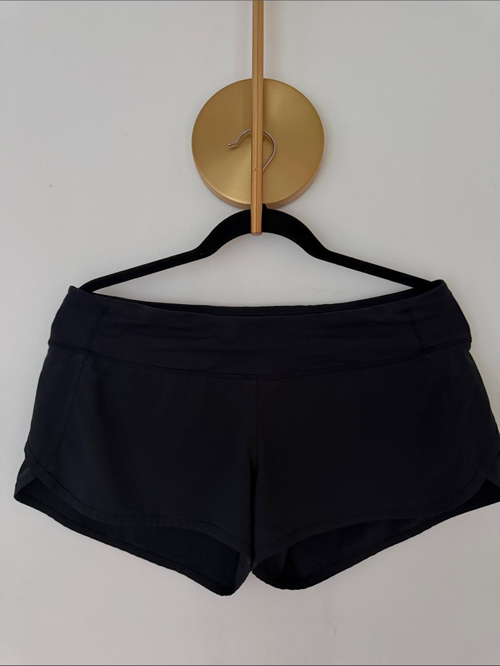 lululemon athletica Black speed shorts 2.5 inch Running Shorts